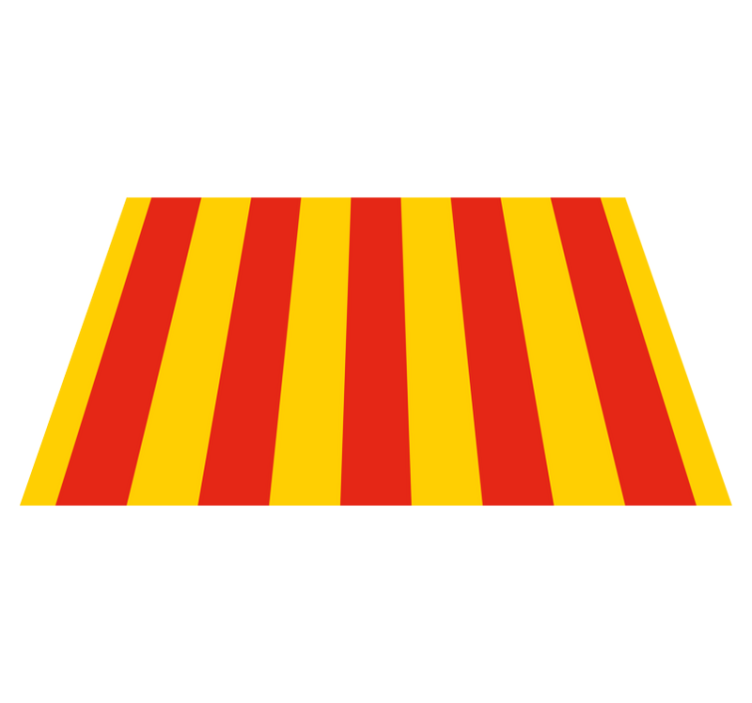 オリジナル ランチョンマット ボールドストライプパターン - TENSTICKERS