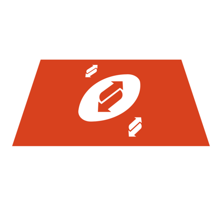 オリジナル ランチョンマット ダイナミックアローパターン - TENSTICKERS