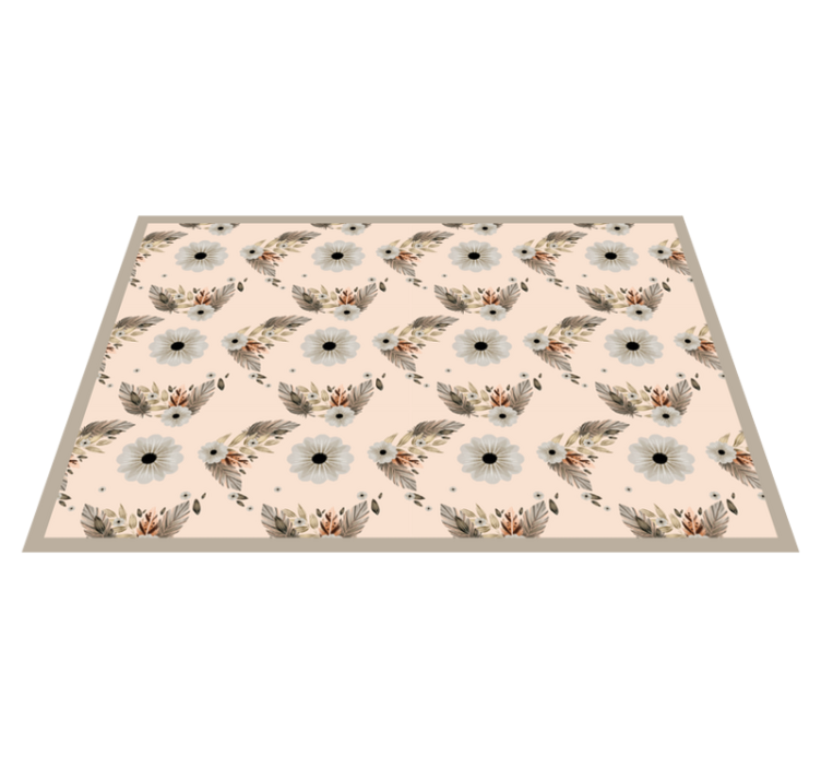 オリジナル ランチョンマット 花葉のモチベーション - TENSTICKERS