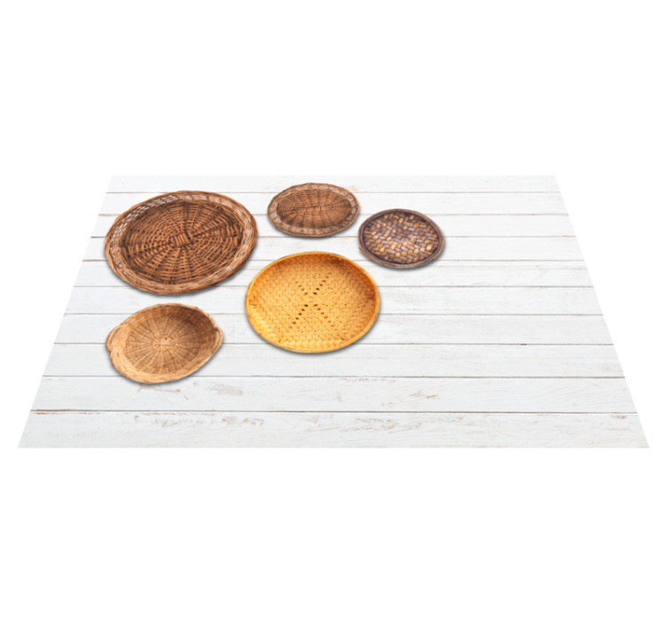 オリジナル ランチョンマット かご編みコレクション - TENSTICKERS