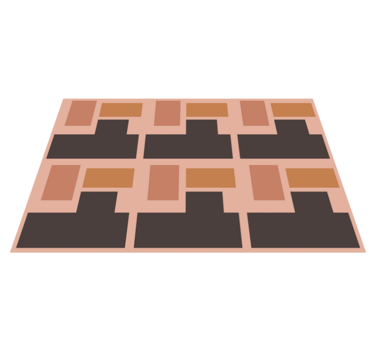 テーブル クロス モダン 抽象幾何学模様 - TENSTICKERS