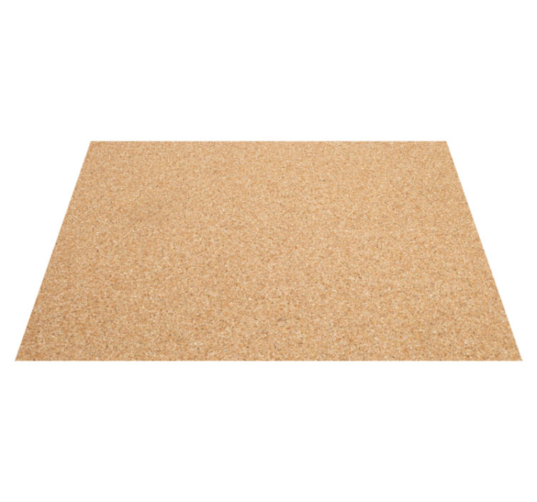 テクスチャ付きコルク画像テーブルクロスランチョンマット - TENSTICKERS