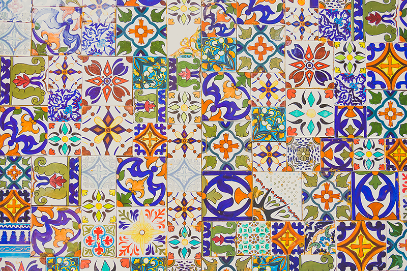 オリジナル ランチョンマット モロッコの水力学 - TENSTICKERS