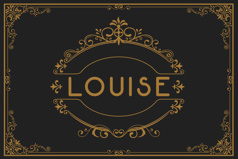 カスタマイズ可能な名前プレースマットで装飾用 - TENSTICKERS