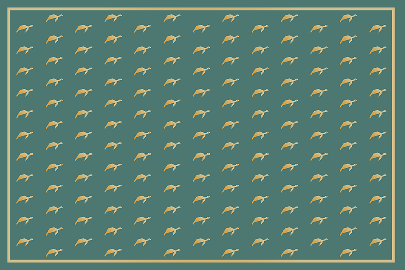 ランチョン マット 名前付き スタイリッシュなパターン表面 - TENSTICKERS