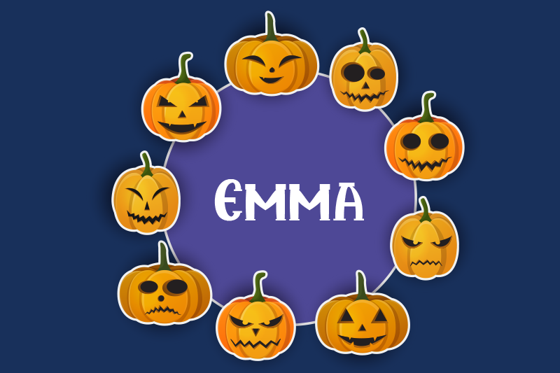 カップキン付きパーソナライズランチョンマット - TENSTICKERS