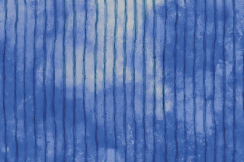 ランチョン マット 柄 青いストライプ柄 - TENSTICKERS