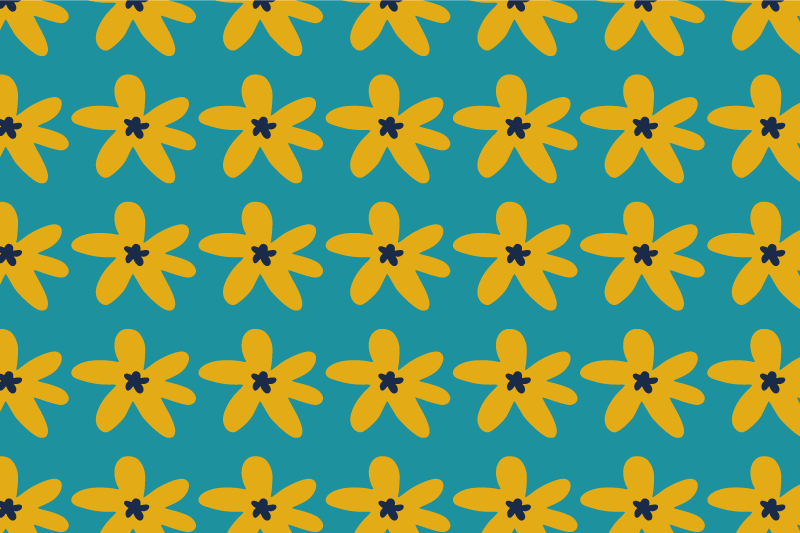 テーブル クロス モダン 鮮やかな花柄 - TENSTICKERS