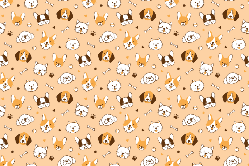 ランチョンマット 子供 可愛い動物の顔 - TENSTICKERS