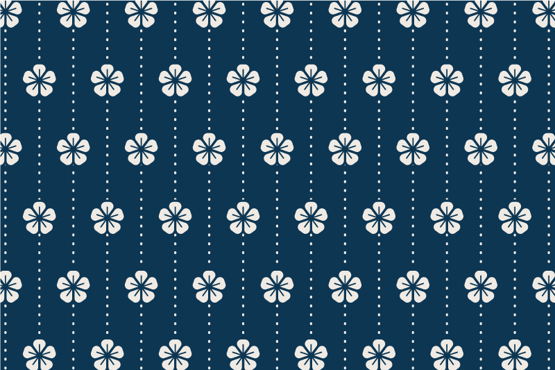 オリジナル ランチョンマット 花柄テーブルトップ - TENSTICKERS
