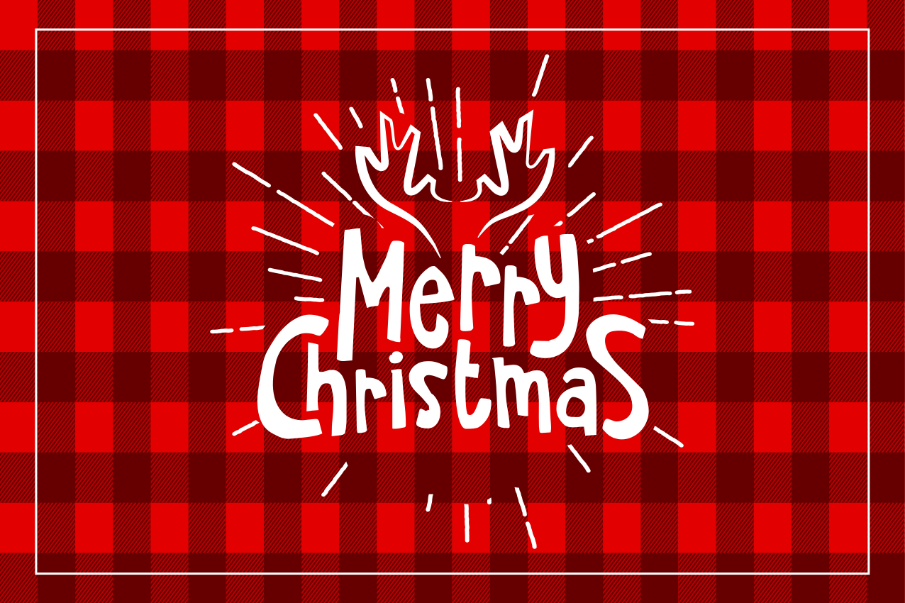 クリスマス ランチョン マット メリークリスマスデザイン - TENSTICKERS