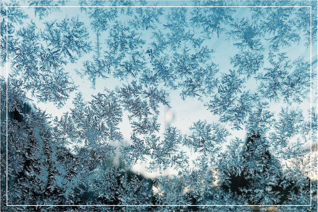 ランチョン マット 柄 凍った氷の模様 - TENSTICKERS