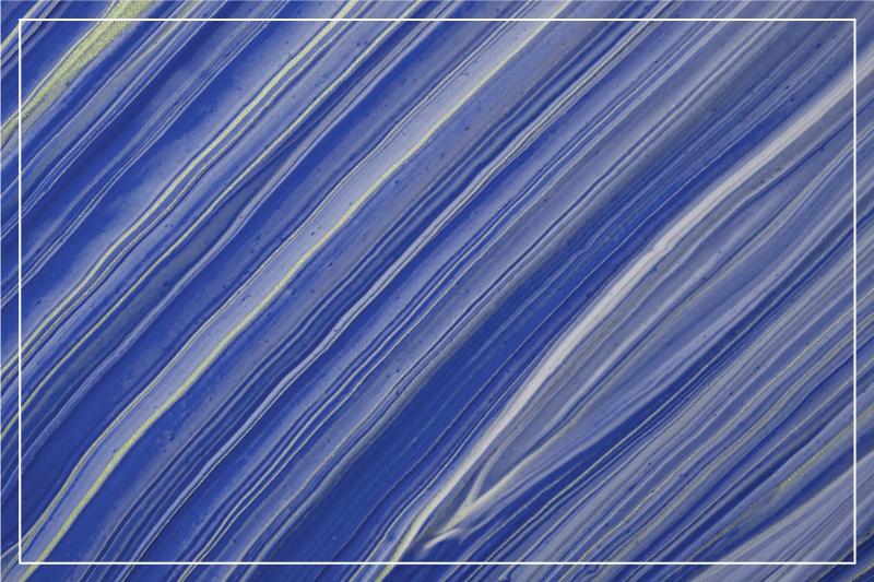 ネイビーの大理石のエレガントなランチョンマット - TENSTICKERS