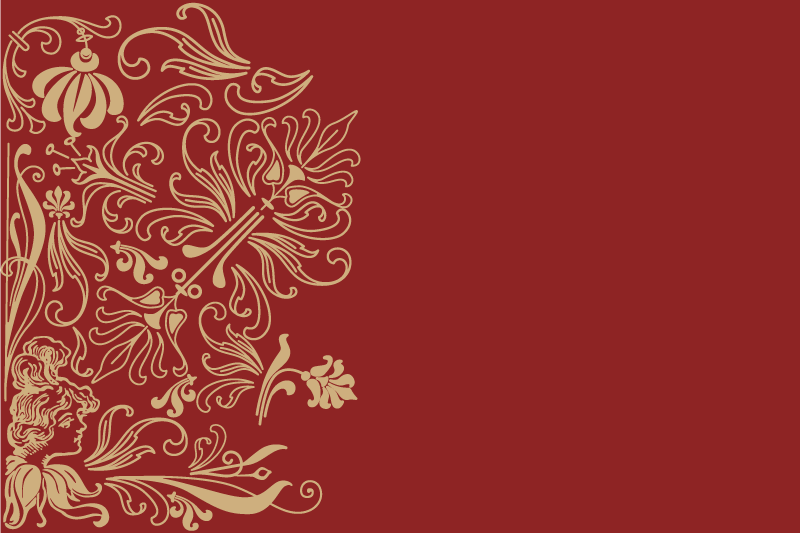 ランチョンマット エレガント 優雅な花のアクセント - TENSTICKERS