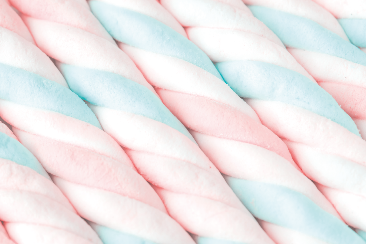 マシュマロビニールランチョンマット - TENSTICKERS