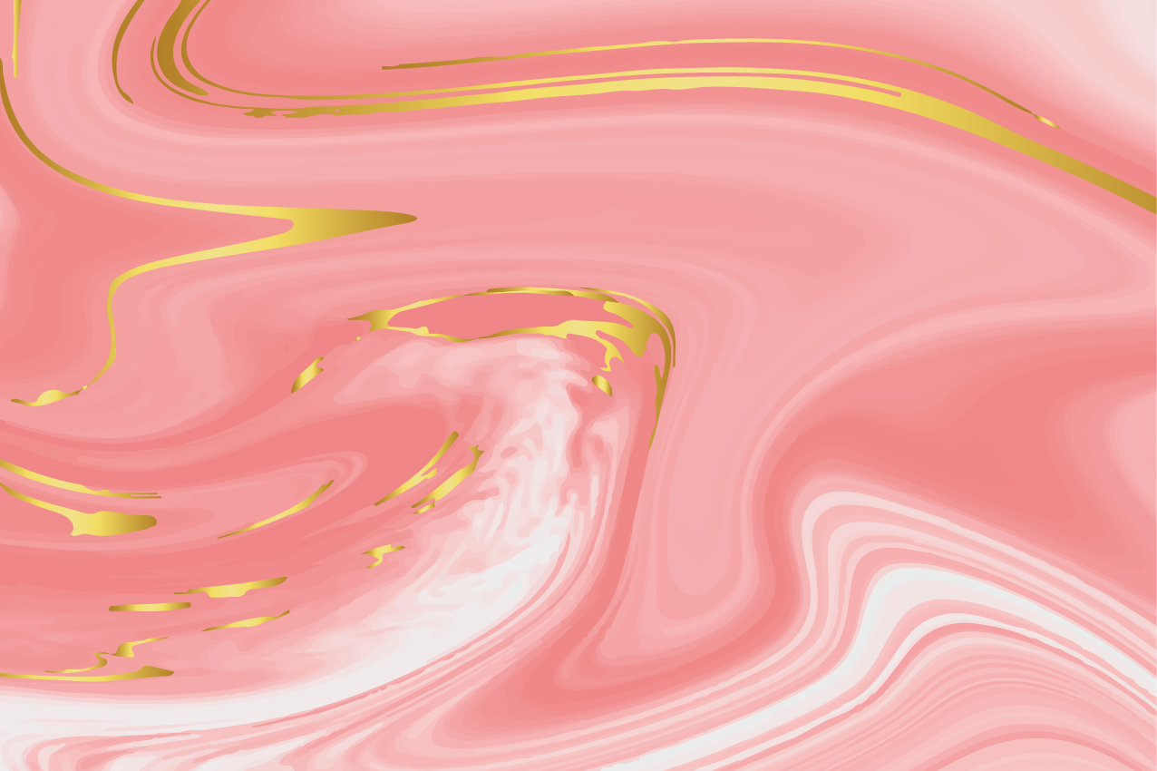 テーブル クロス モダン 渦巻くピンクの大理石 - TENSTICKERS