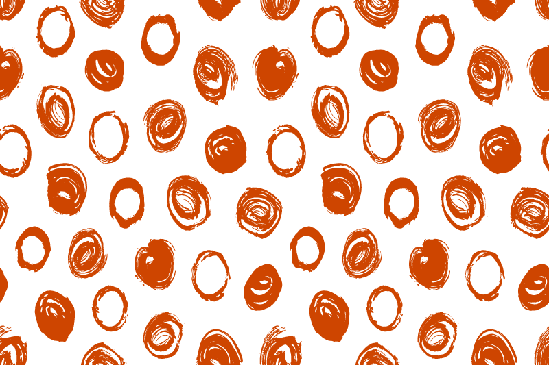 ランチョン マット 柄 サークラーブラシストロークパターン - TENSTICKERS