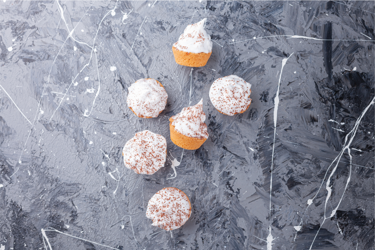 オリジナル ランチョンマット 美味しいミニカップケーキ - TENSTICKERS