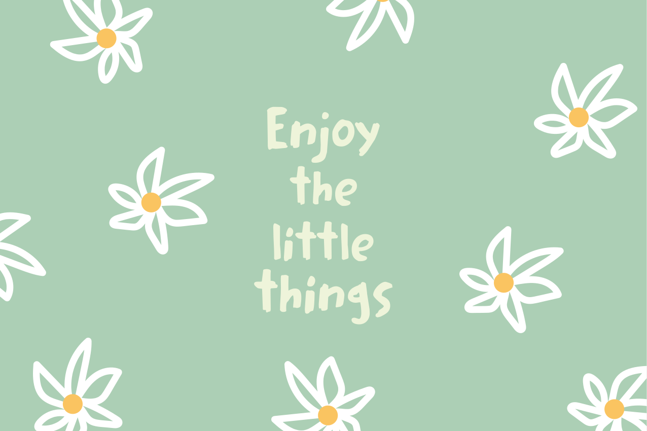 オリジナル ランチョンマット デイジーフローラルセッティング - TENSTICKERS