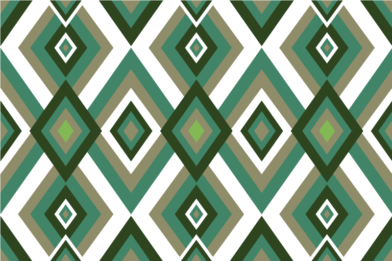 テーブル クロス モダン 幾何学的スタイルのアレンジメント - TENSTICKERS