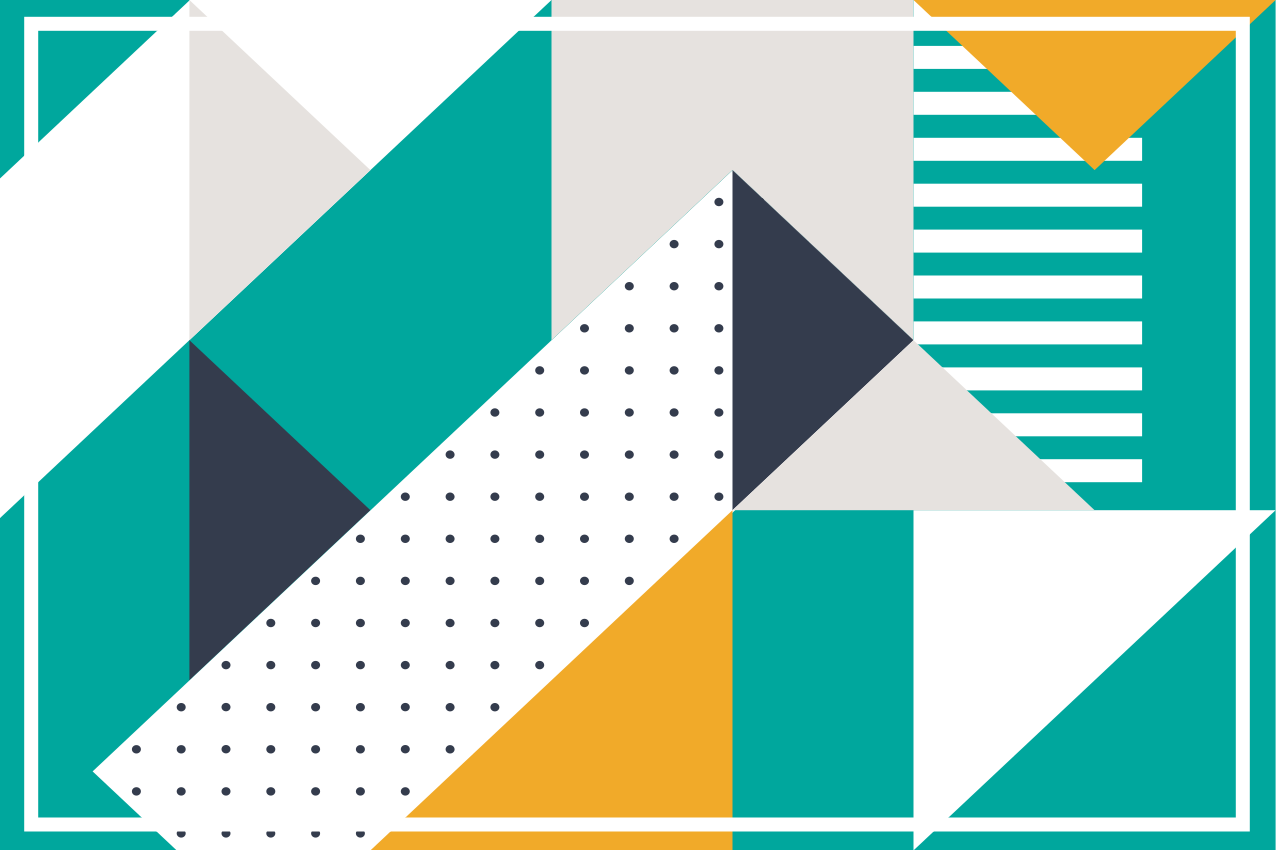 テーブル クロス モダン 幾何学模様の形状 - TENSTICKERS