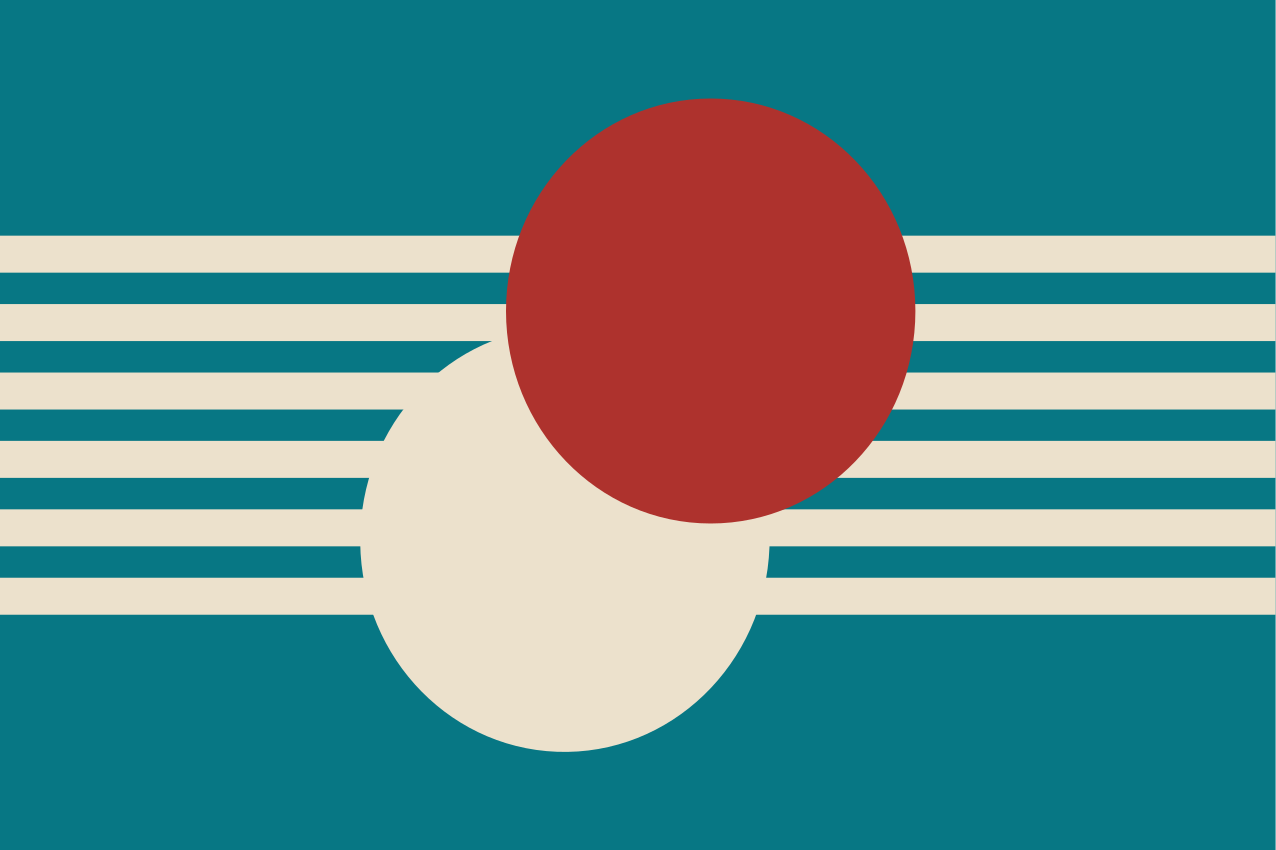 テーブル クロス モダン 抽象的なカラフルな形状 - TENSTICKERS