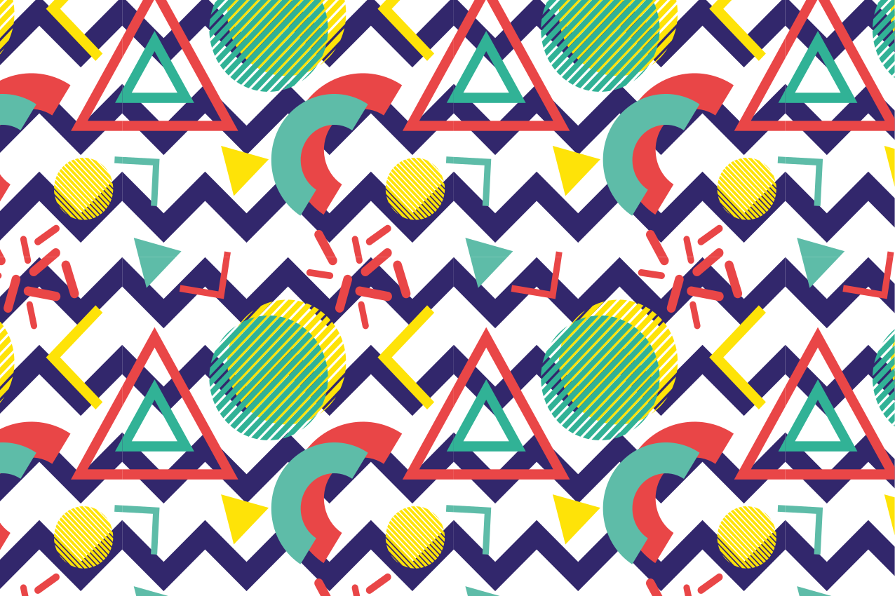 テーブル クロス モダン 幾何学模様デザイン - TENSTICKERS