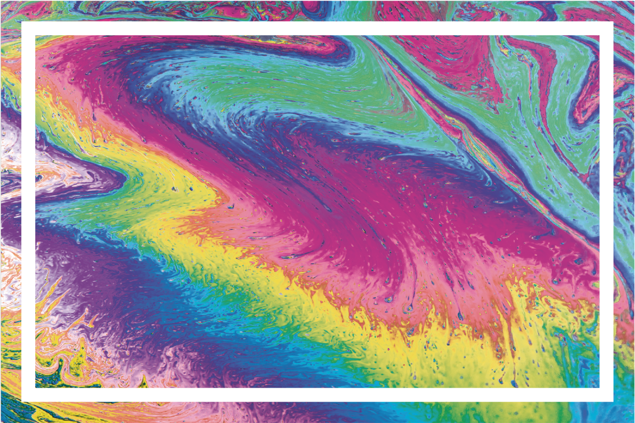 オリジナル ランチョンマット 鮮やかな抽象模様 - TENSTICKERS