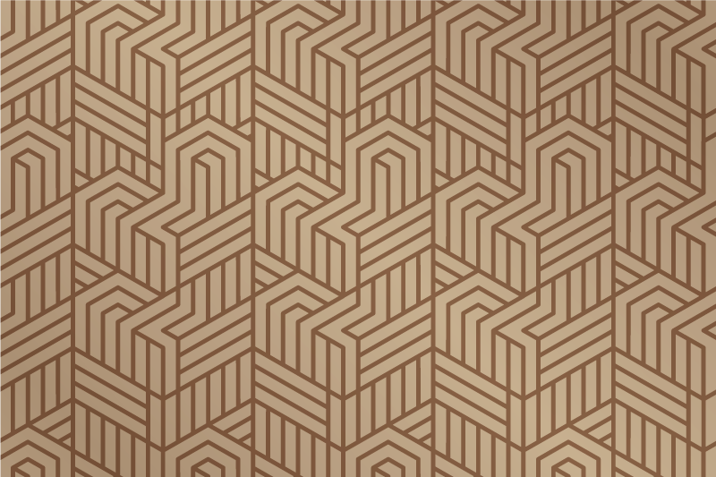 テーブル クロス モダン 幾何学的テクスチャー仕上げ - TENSTICKERS