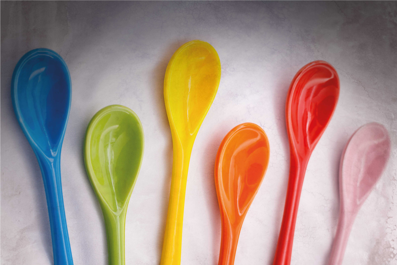 ランチョンマット 家 鮮やかなキッチン用具 - TENSTICKERS