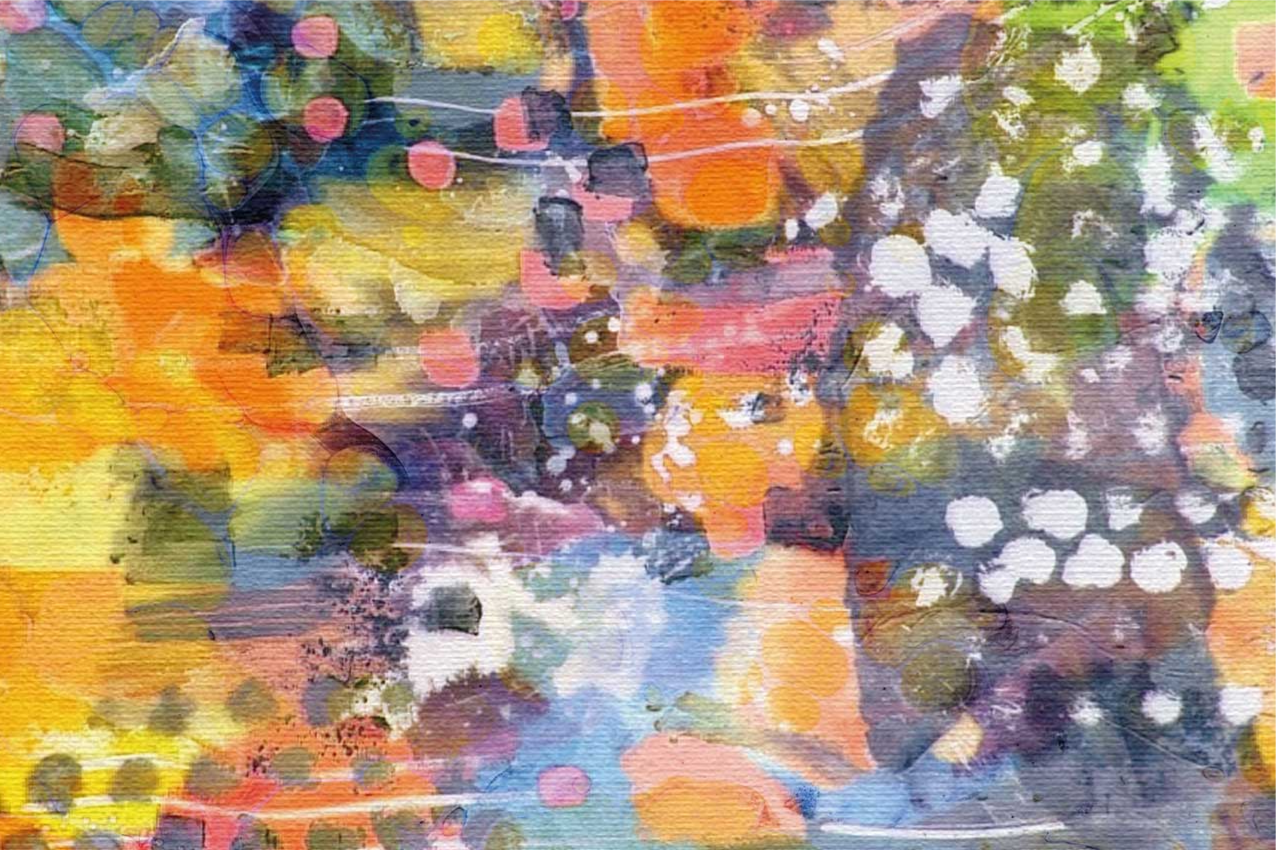 ランチョン マット 柄 鮮やかな色のスプラッシュ - TENSTICKERS