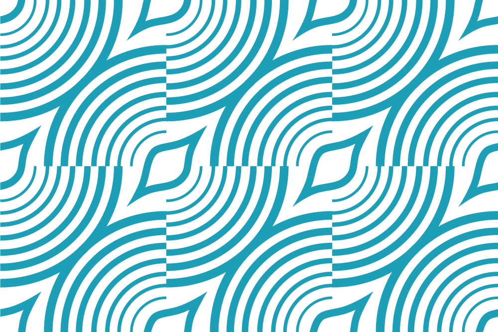 テーブル クロス モダン 曲線波模様 - TENSTICKERS