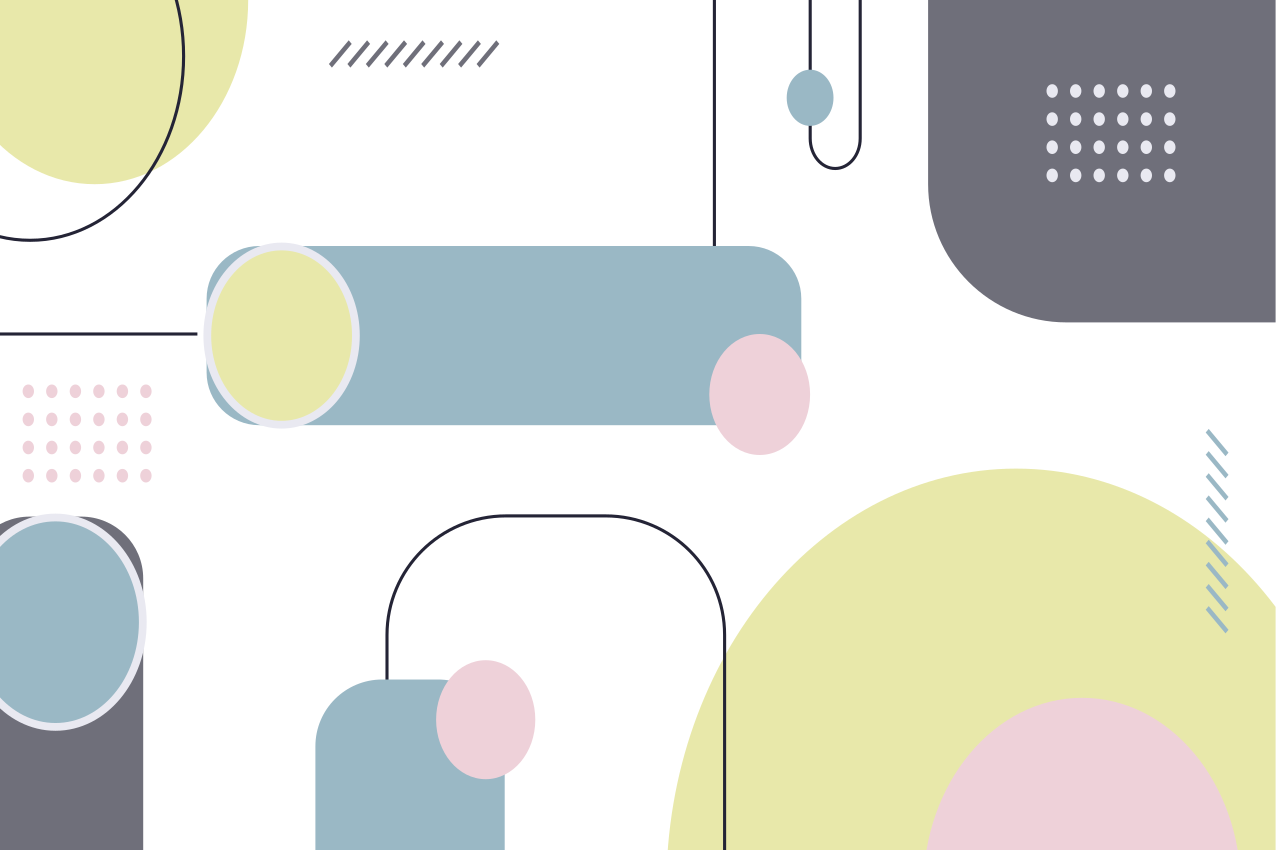 テーブル クロス モダン 幾何学的形状配置 - TENSTICKERS