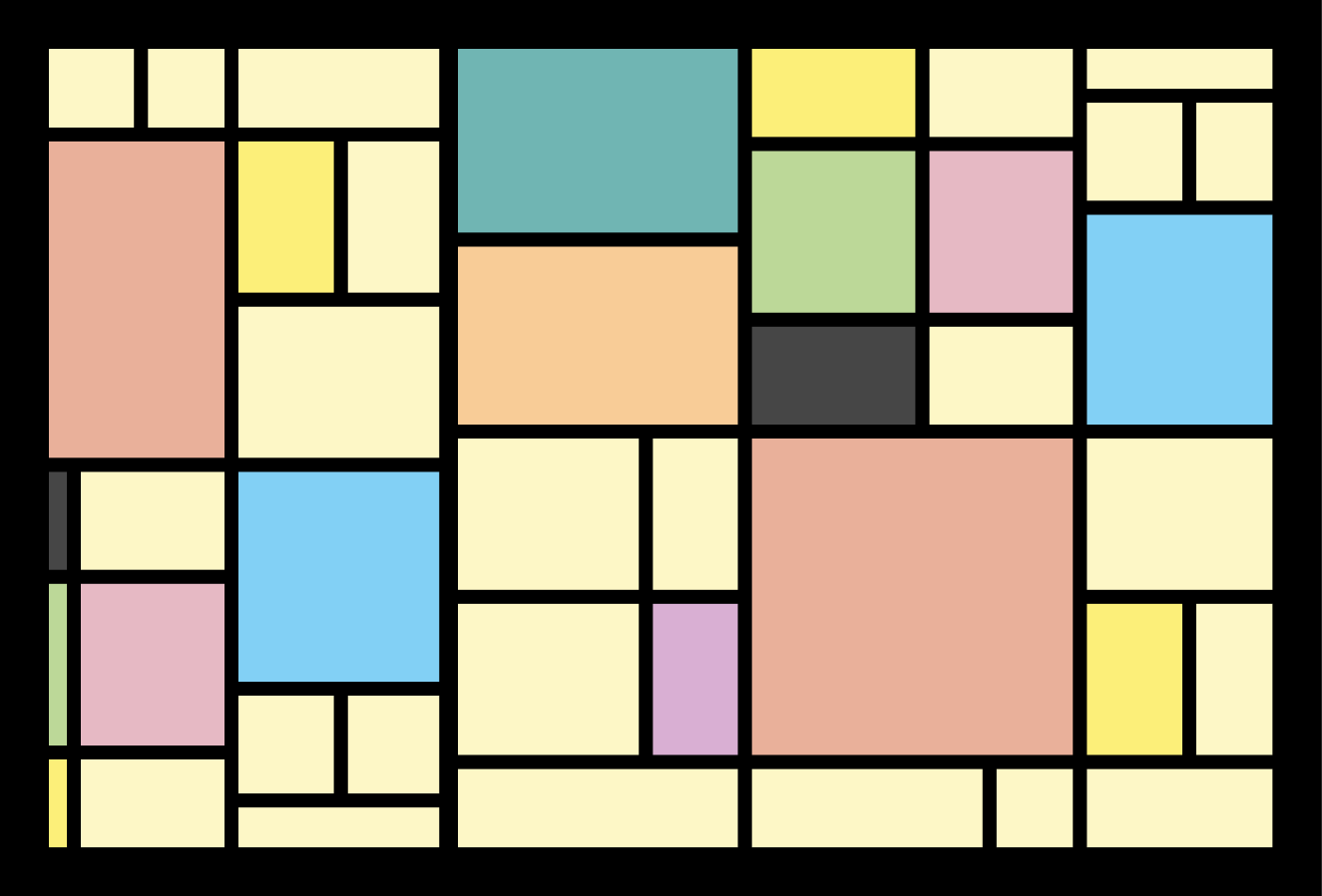 テーブル クロス モダン 幾何学的抽象パターン - TENSTICKERS