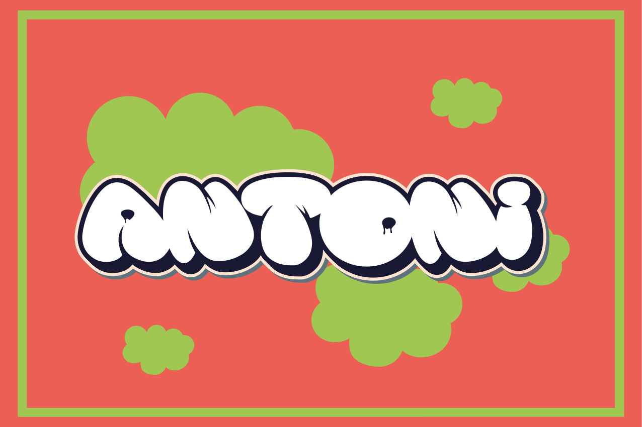 ランチョン マット 名前付き楽しい名前付き - TENSTICKERS