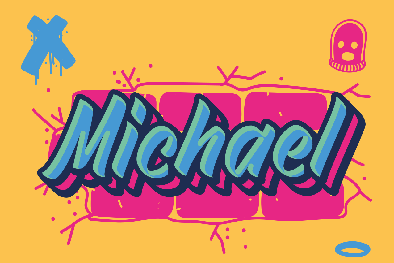 ランチョン マット 名前付き 大胆な名前の主張 - TENSTICKERS