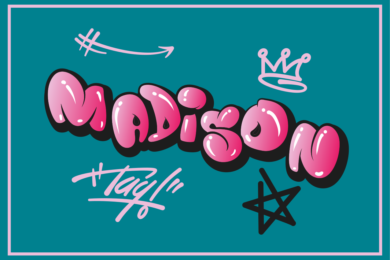 オリジナル ランチョンマット 名入れデザイン - TENSTICKERS