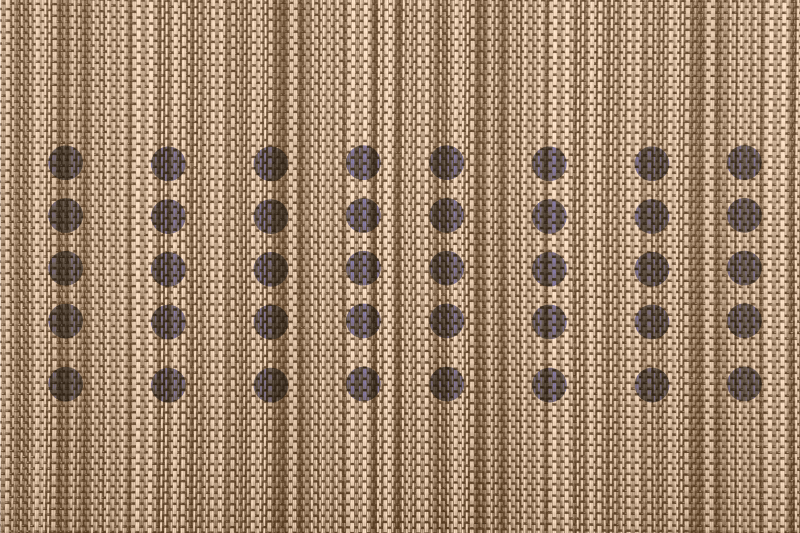 ランチョン マット 柄 エレガントブラウン表面 - TENSTICKERS