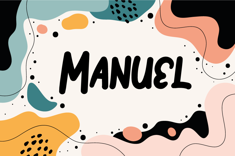 ランチョンマット 子供 鮮やかな抽象形状 - TENSTICKERS