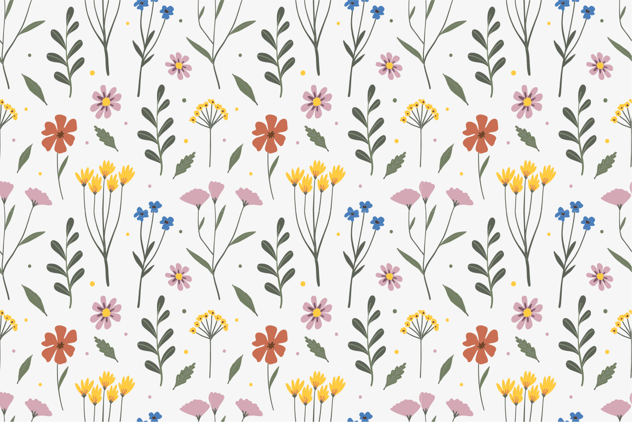 オリジナル ランチョンマット 花柄の特徴 - TENSTICKERS