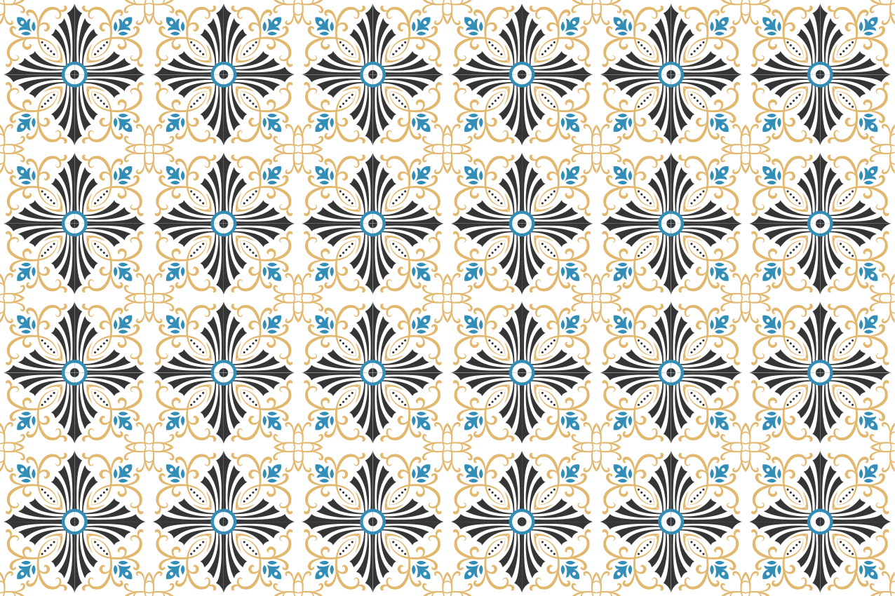 オリジナル ランチョンマット 鮮やかなクリムゾンボウル - TENSTICKERS