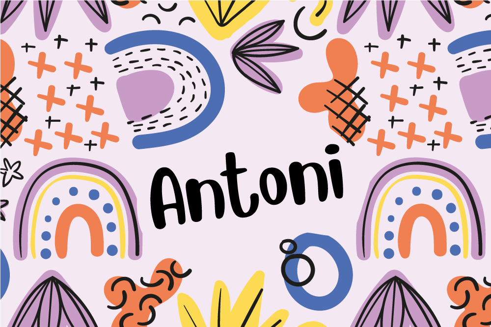 ランチョンマット 子供 カラフルレインボーパターン - TENSTICKERS