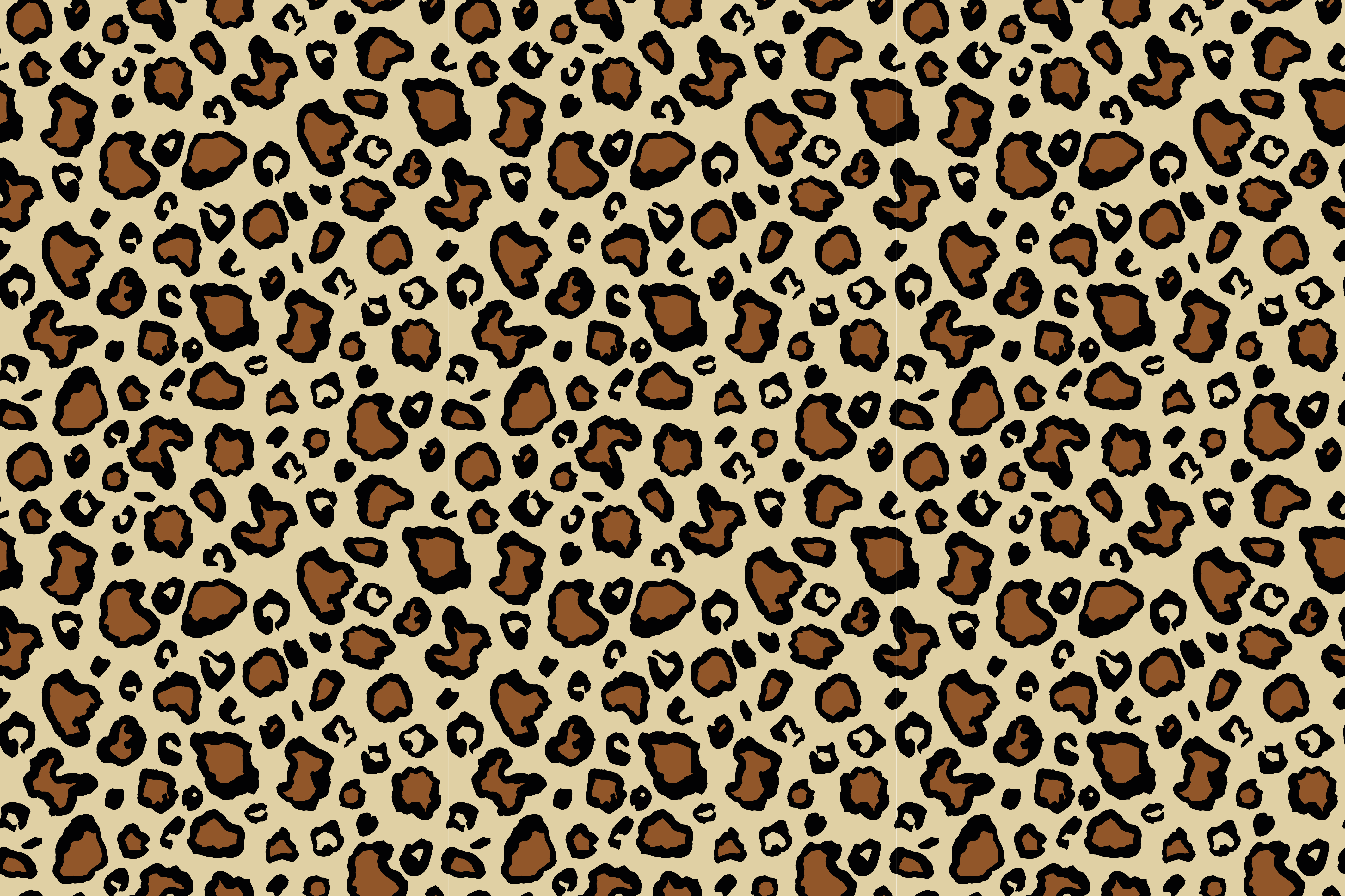 ランチョン マット 柄ヒョウ柄モチーフ - TENSTICKERS