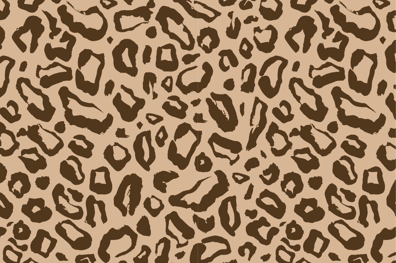 ランチョン マット 柄ヒョウ柄スタイル - TENSTICKERS
