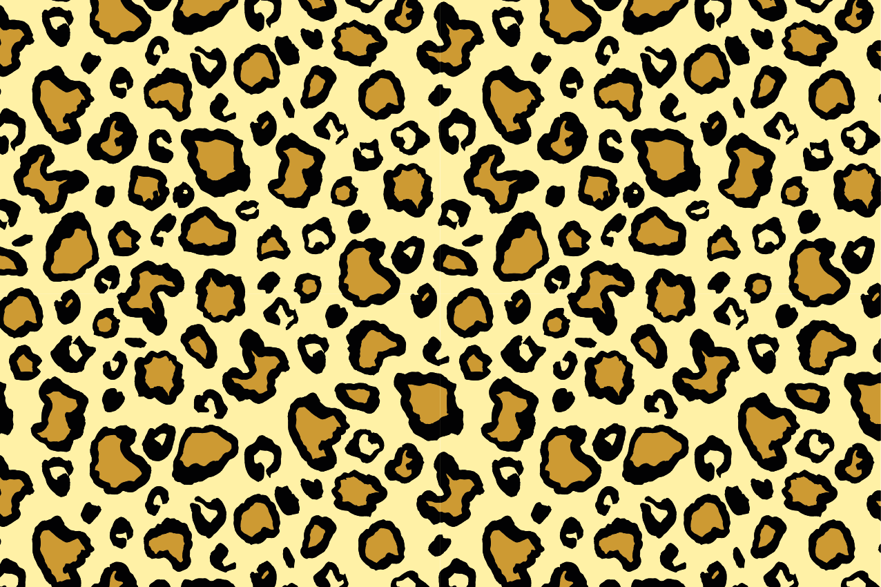オリジナル ランチョンマット ヒョウ柄モチーフ - TENSTICKERS