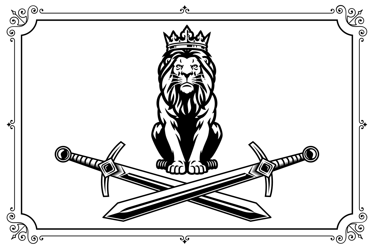 オリジナル ランチョンマット ライオンキングエンブレム - TENSTICKERS