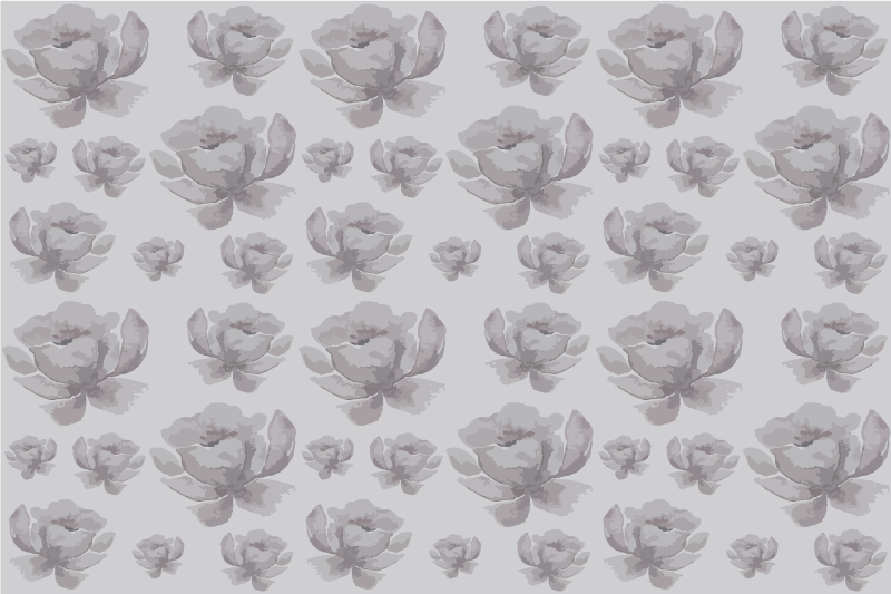 ランチョン マット 柄 花柄表面 - TENSTICKERS