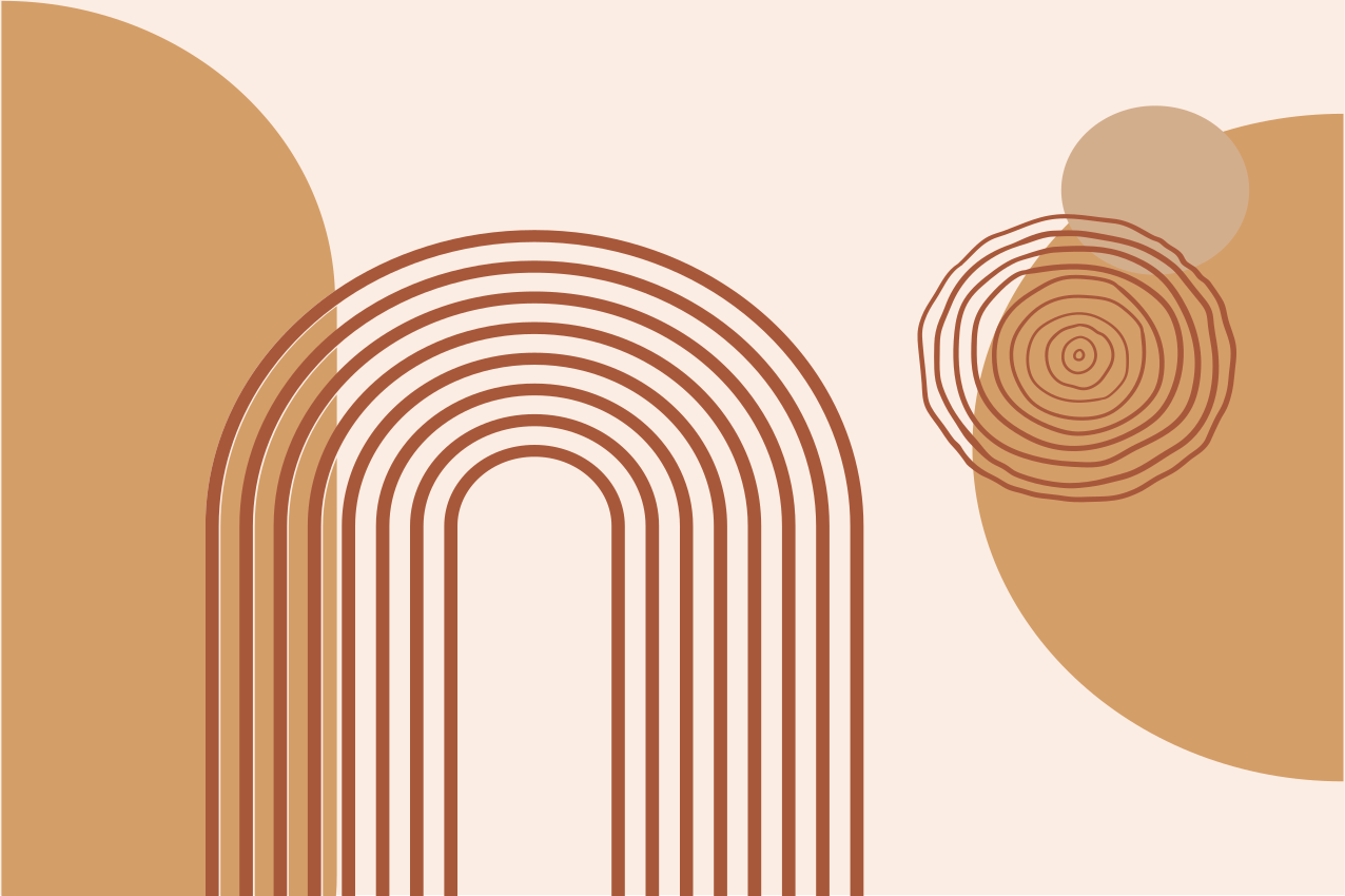 テーブル クロス モダン 層状の曲線形状 - TENSTICKERS