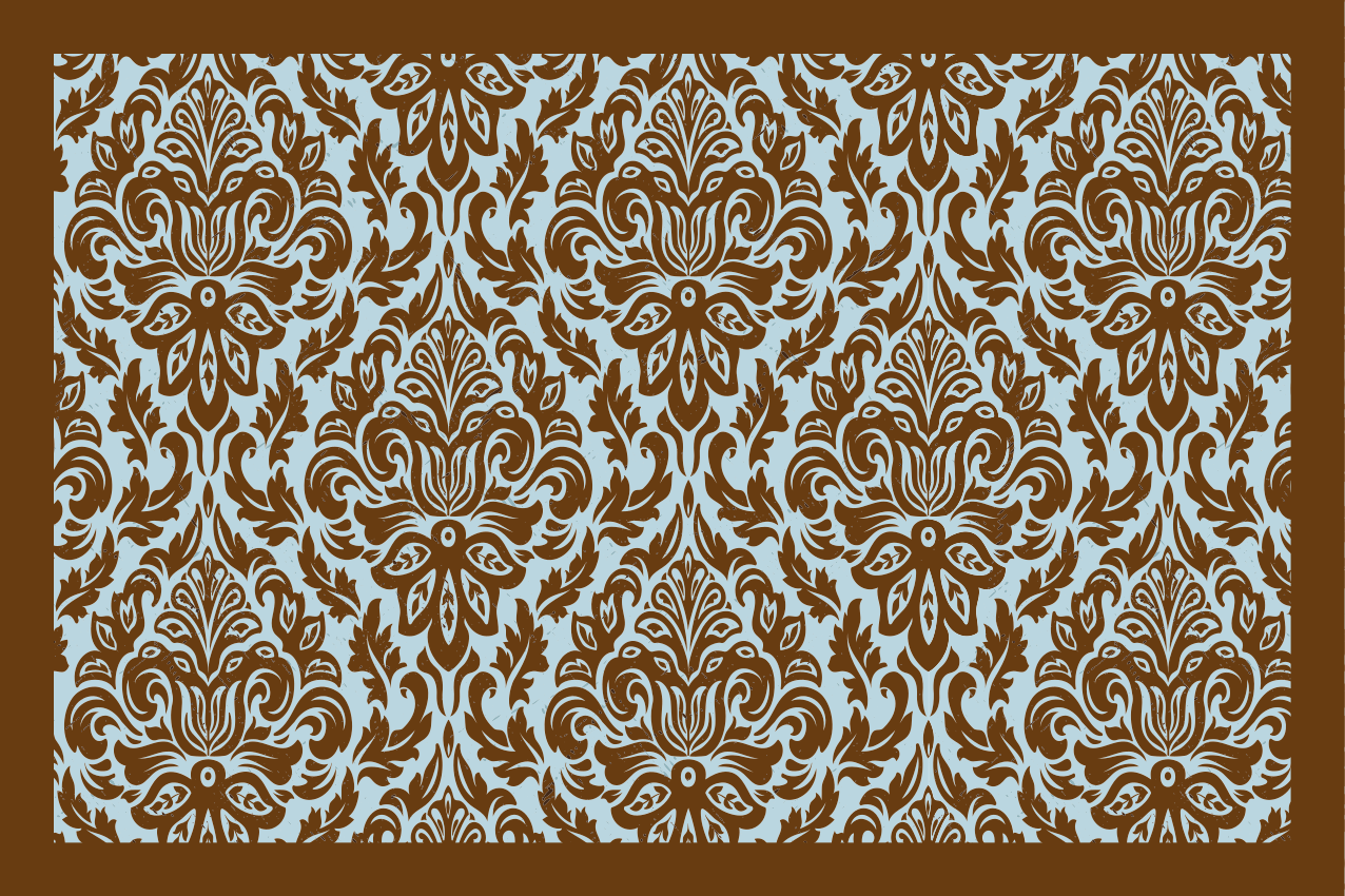 伝統的なグルジアのビニールランチョンマット - TENSTICKERS