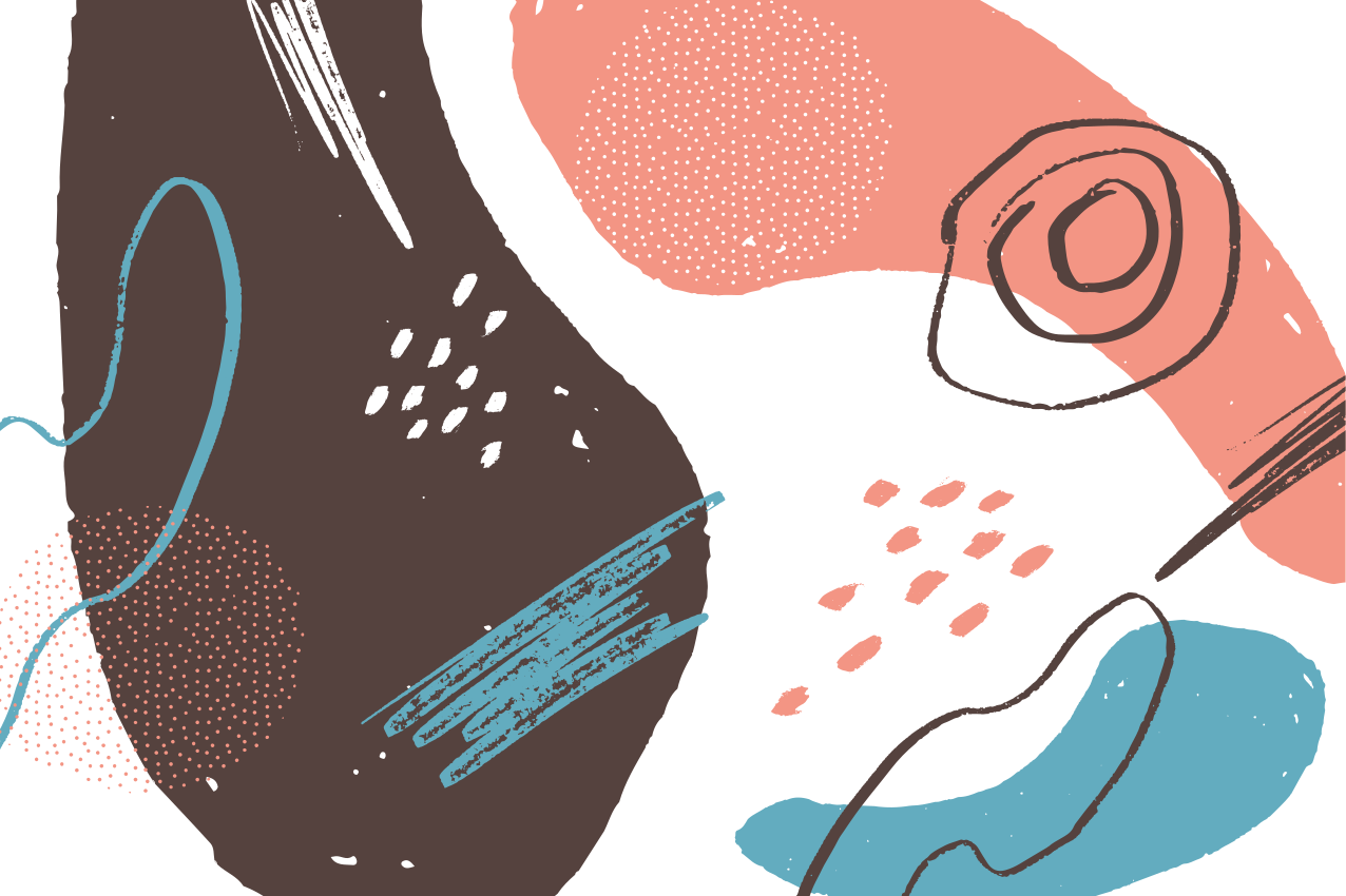 テーブル クロス モダン 鮮やかな抽象形状 - TENSTICKERS